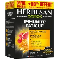 SuperDiet Herbesan Gelée Royale 1500 mg 30 pc(s) Ampoule(S) Buvable(S)