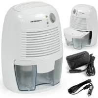 Berdsen Déshumidificateur - absorbeur d'humidité avec alimentation électrique BR-68W blanc