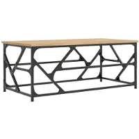 vidaXL Table basse chêne Sonoma 100x50x40 cm bois composite