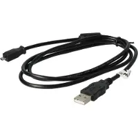 VHBW Câble de données USB compatible avec Kodak Série Easyshare Z Z981, Z980 appareil photo, 150 cm