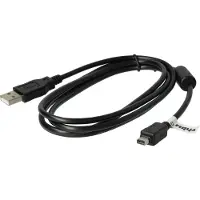 VHBW Câble de données USB compatible avec Olympus Stylus Digital E-510, E-520, E-420, E-500 appareil photo - Cordon adaptateur, 14,3 cm