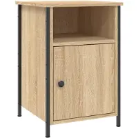 vidaXL Table de chevet chêne sonoma 40x42x60 cm bois d'ingénierie