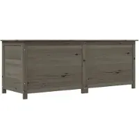 vidaXL Coffre à coussins Outdoor Anthracite 150x50x56 cm Sapin massif