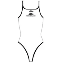 Turbo All White Swimsuit Blanc M Femme