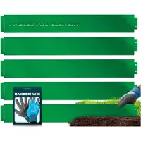 Kesser Bordure de pelouse 5-50 m Bordure de parterre Bordure métallique Palissade Bordure anti-tondeuse