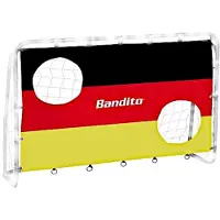 BURI Bandito Torwand Deutschland avec 2 trous de tir 198x130cm Insert de mur de but