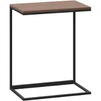 vidaXL Table d'appoint noire 55x35x66 cm Bois composite
