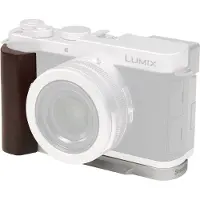 SmallRig Plaque de montage en L 5943 avec poignée en bois pour Panasonic LUMIX L10, argent