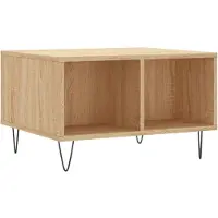 vidaXL Table basse chêne Sonoma 60x50x36,5 cm Bois composite