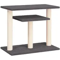vidaXL Arbre à chat avec plates-formes 62,5 cm Arbre à grimper Arbre de jeu pour chats