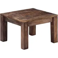 vidaXL Table basse 50x50x35 cm Bois de manguier massif