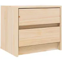vidaXL Table de chevet 40x31x35,5 cm bois de pin massif