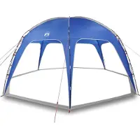 vidaXL Tente de réception bleu azur imperméable