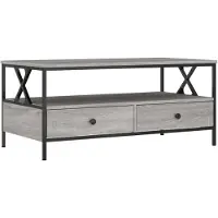 vidaXL Table basse Gris Sonoma 100x51x45 cm Bois composite