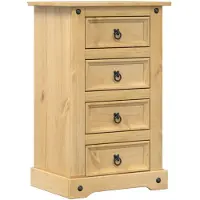 vidaXL Table de chevet Corona 53x39x84 cm bois de pin massif