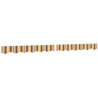 vidaXL , store enroulable rayé jaune et gris, 280 x 20 cm