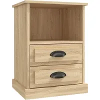 vidaXL Table de chevet chêne sonoma 43x36x60 cm