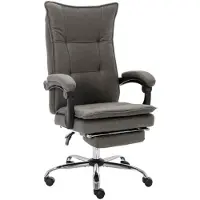 vidaXL Chaise de bureau en textile gris, 20369 HangarStore.cz