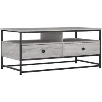 vidaXL Table basse Gris Sonoma 100x51x45 cm Bois composite