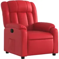 vidaXL Fauteuil relax rouge similicuir