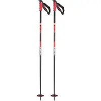 Salomon - Bâtons de ski en aluminium - Steep Pro S3 Black/Nasturtium en Aluminium - Taille 125 cm - Orange