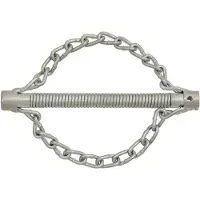 Ks Tools Tête d'éjection de chaîne avec chaîne lisse, 2 chaînes, pour spirale 32 mm, Ø 50 mm