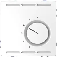 Merten MEG5762-6035 Régulateur de température ambiante 230V avec contact inverseur et plaque centrale D-Life lotosweiß