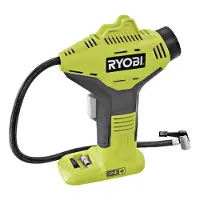Ryobi Gonfleur 18V R18PI-0 jusqu'à 10,3 bars - 3 embouts de gonflage