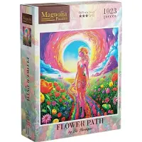 Magnolia Puzzle Flower Path - bunte Puzzle 1023 Teile