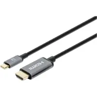Manhattan 153607 4K@60Hz Câble USB-C vers HDMI mâle/mâle 2m