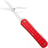 FOX Vulpis 3-Tools FX-VPGPW-130-F3-R, Stainless Steel, Red Aluminum multitool
