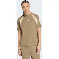 Adidas Seasonal Essentials Colorblock Short Sleeve T-shirt Marron M / Regular Homme