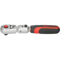 Ks Tools Cliquet réversible articulé 1/4", 45 dents