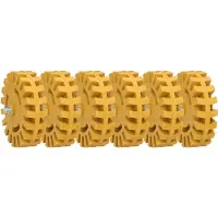 Ks Tools Gomme pour film plastique avec lamelles, pack de 6 ( 515.1369 )