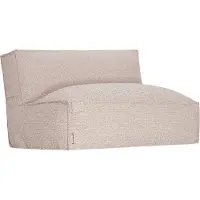 Popsofa Module d’assise d’extérieur Kiki 1,5 place Rouge Doux