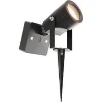 LEDVION LED Extérieur Spot IP65 1W 3000K GU10 orientable piquet