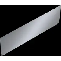 Kwc Panneau arrière , PLANOX, en acier inoxydable, dimensions 2100 x 400 x 3 mm