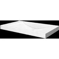 Kwc Meuble de salle de bain , modèle QUADRO-FX, en matériau MIRANIT, dimensions 800 x 150 x 470 mm, vasque rectangulaire