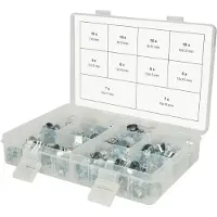 Ks Tools Werkzeuge-Maschinen GmbH Sortiment Mini-Schlauchklemmen,Ø 7-18mm, 78-tlg (970.0770)
