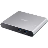 Aten US3310 Commutateur de station d'accueil 2 ports USB 3.2 Gen 1 Type-C avec Power Pass-through