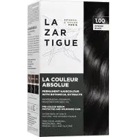 Lazartigue Set La Couleur Absolue Permanent Haircolour 1.00 Noir Intense