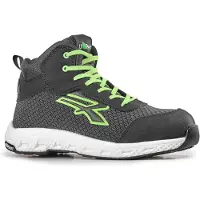 U Power Bottes de sécurité Geb, taille 42, vert, S3S CI HI HRO FO SR, conforme à la norme EN 20345:2022, A1:2024