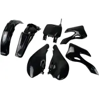 Ufo Kawasaki Kx 125/250 1999-2002 Kakit200-001 Plastics Kit Noir
