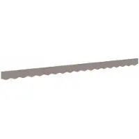 Syfax Remplacement de lambrequin Gris clair 4,5 m Polyester