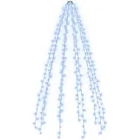 vidaXL Weihnachtsbaumbeleuchtung mit 300 LEDs Blaues Netz 300 cm