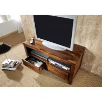 MASSIVMOEBEL24.DE MASSIVMOEBEL24 | Meuble TV 110x50 Palissandre laqué Life honey METRO LIFE #102