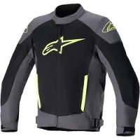 Alpinestars T-SP X Superair Jacket Tar Gray Black Yellow Fluo Taille 3XL