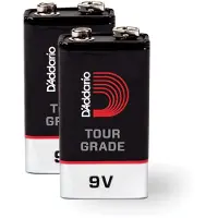 Daddario PW-9V-02 Tour-Grade 9V Battery 2 Pack