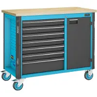 Hazet Établi à roulettes 179NW-7 970 x 1150 x 600 mm | 4000896219629