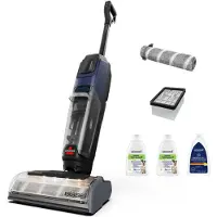 Bissell CrossWave HydroScrub Pro, Nettoyeur humide, Bleu, Noir